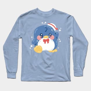 Kawaii Tuxedo Penguin Art Long Sleeve T-Shirt